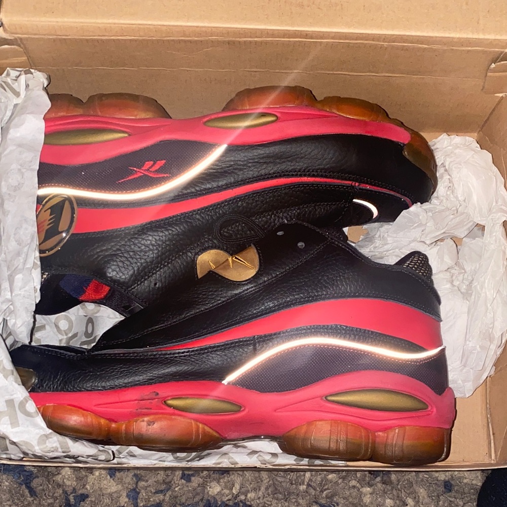 Reebok Black and Red Men's Shoes